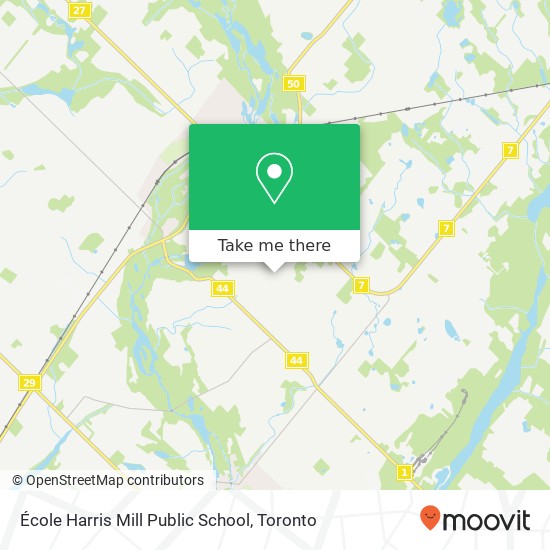 École Harris Mill Public School map