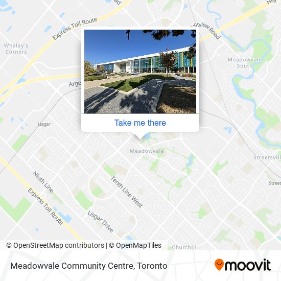 Meadowvale Community Centre plan