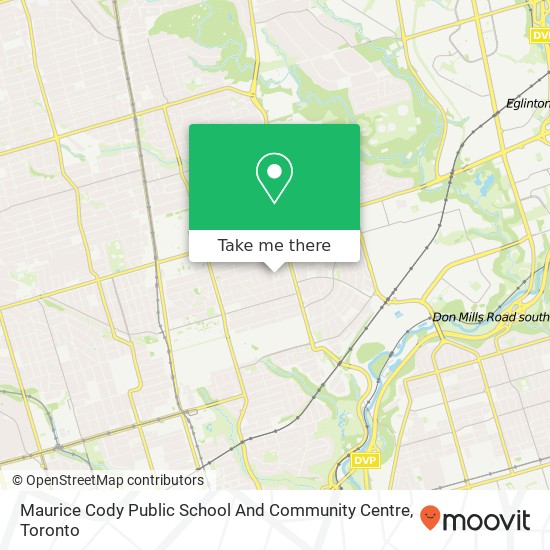 Maurice Cody Public School And Community Centre map