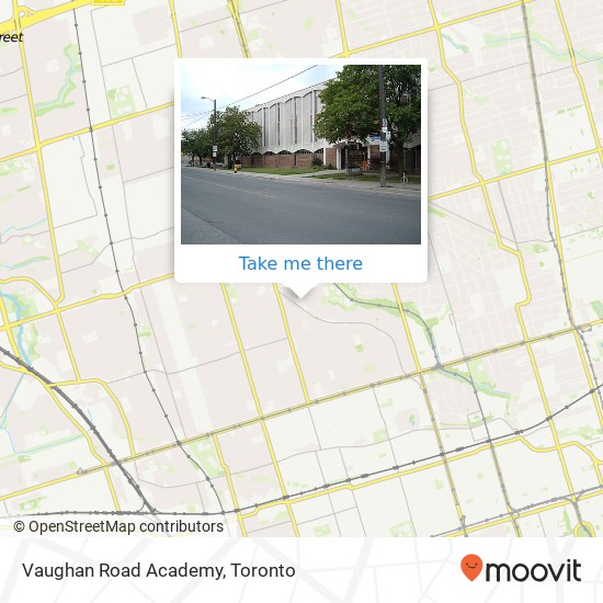 Vaughan Road Academy map