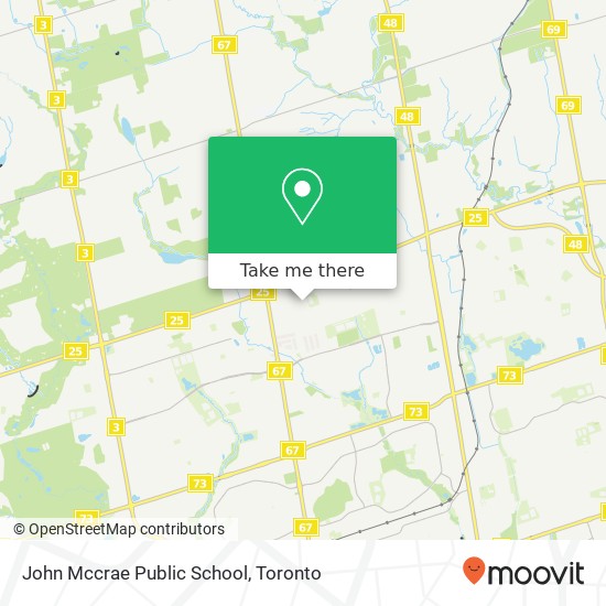 John Mccrae Public School map