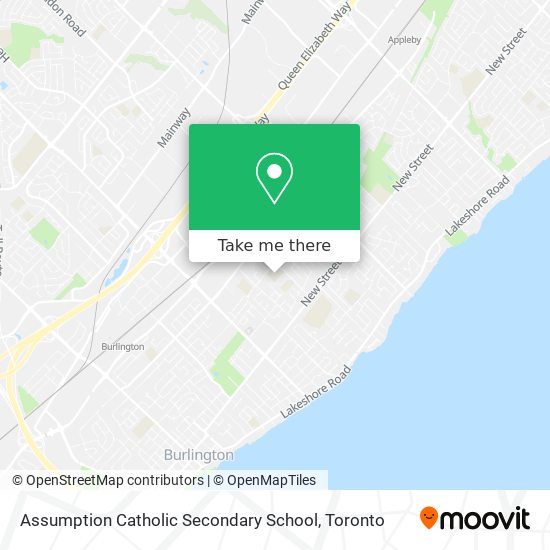 Assumption Catholic Secondary School map