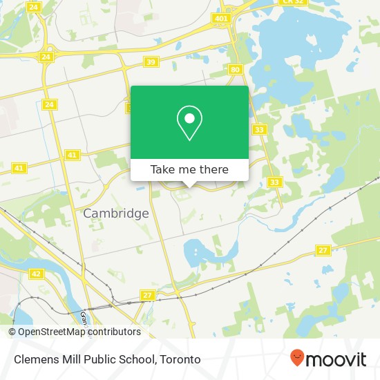 Clemens Mill Public School map