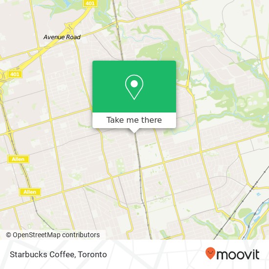 Starbucks Coffee map