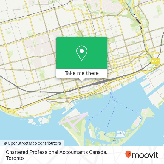 Chartered Professional Accountants Canada map
