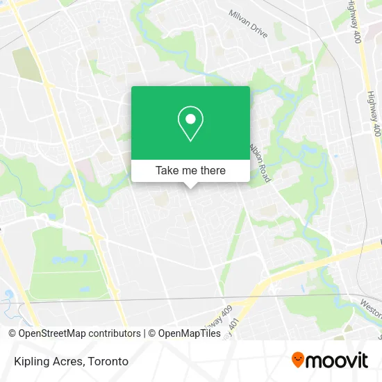 Kipling Acres map