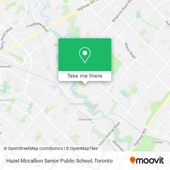 Hazel Mccallion Senior Public School plan