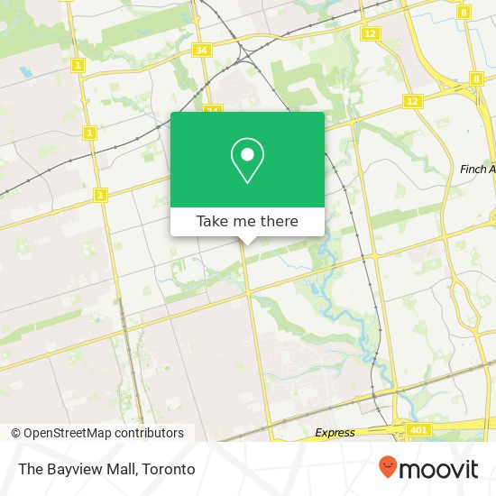 The Bayview Mall map