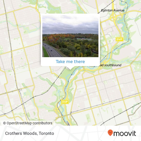 Crothers Woods map