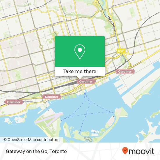 Gateway on the Go map