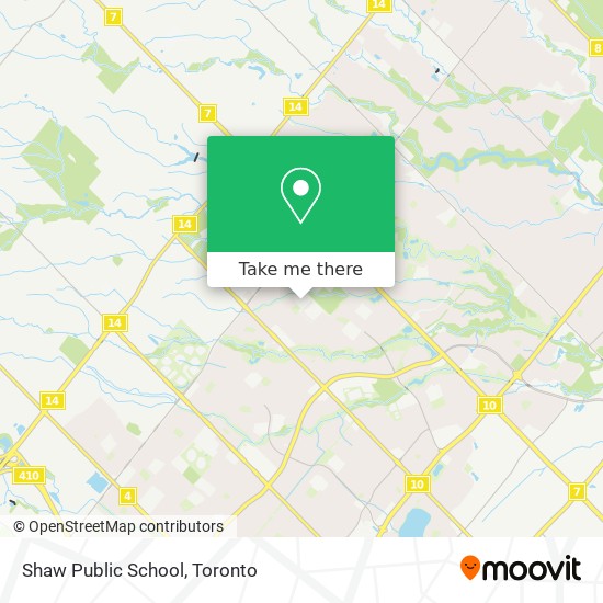 Shaw Public School map