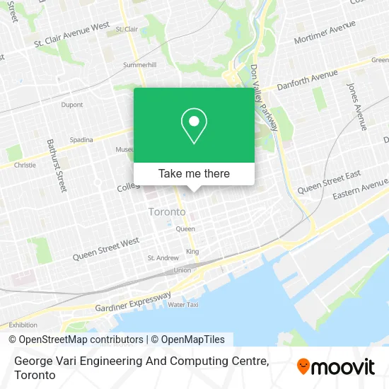 George Vari Engineering And Computing Centre map