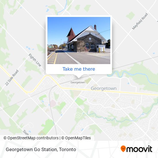 Georgetown Go Station map