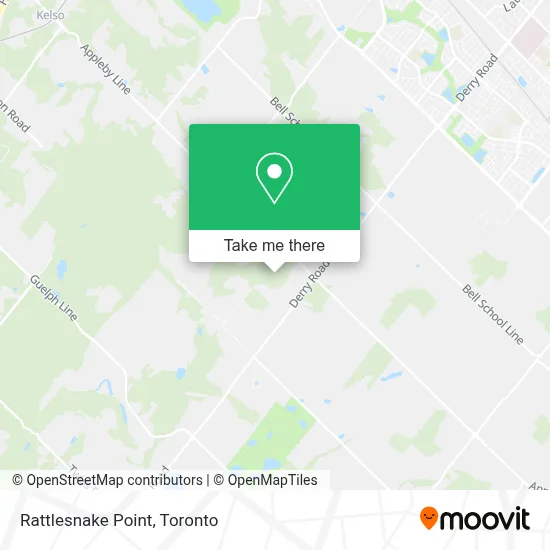 Rattlesnake Point map