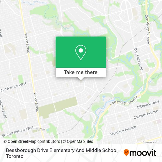Bessborough Drive Elementary And Middle School map