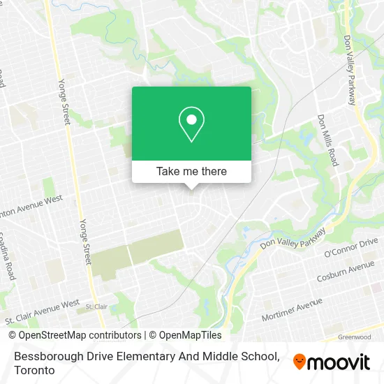 Bessborough Drive Elementary And Middle School map