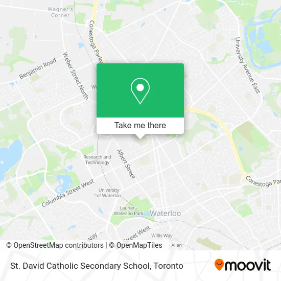 St. David Catholic Secondary School map