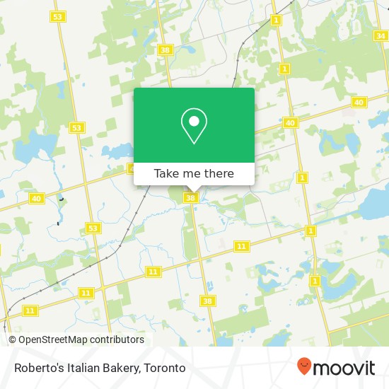 Roberto's Italian Bakery map