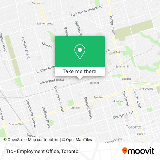 Ttc - Employment Office map