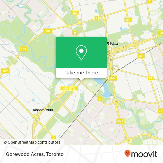 Gorewood Acres map