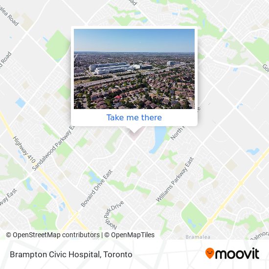 Brampton Civic Hospital plan