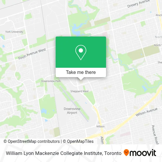 William Lyon Mackenzie Collegiate Institute map