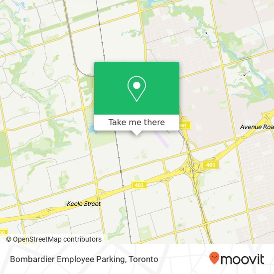 Bombardier Employee Parking map