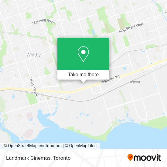 Landmark Cinemas map