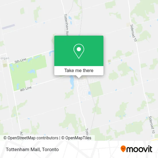 Tottenham Mall map