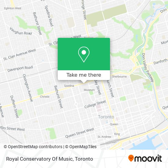 Royal Conservatory Of Music map