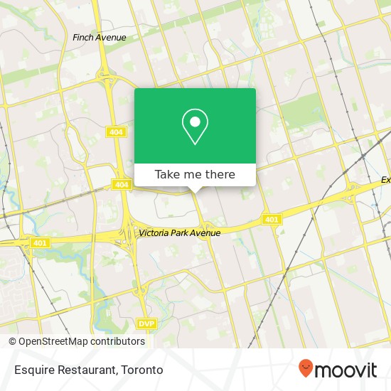 Esquire Restaurant map