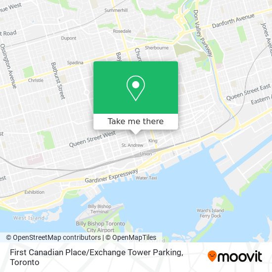 First Canadian Place / Exchange Tower Parking map