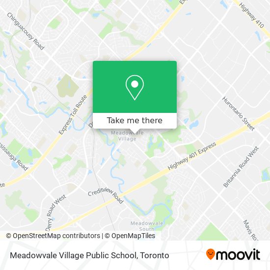 Meadowvale Village Public School map