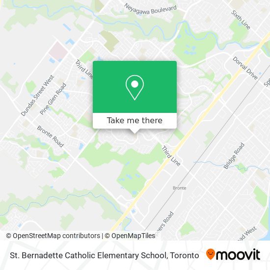 St. Bernadette Catholic Elementary School map