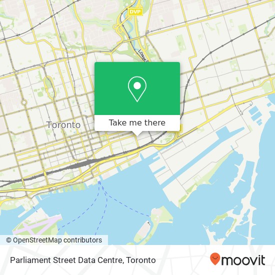 Parliament Street Data Centre map