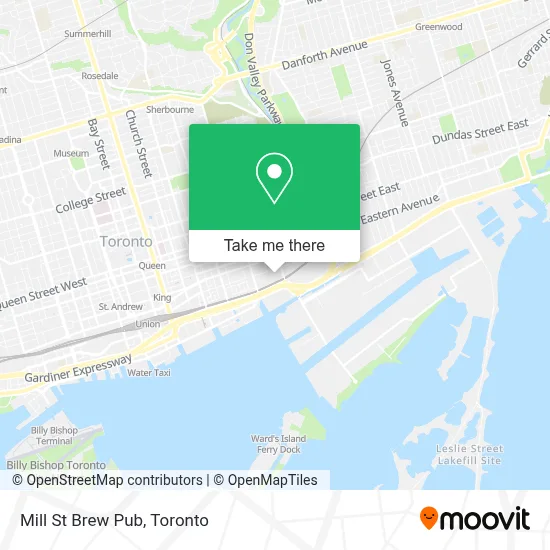 Mill St Brew Pub map