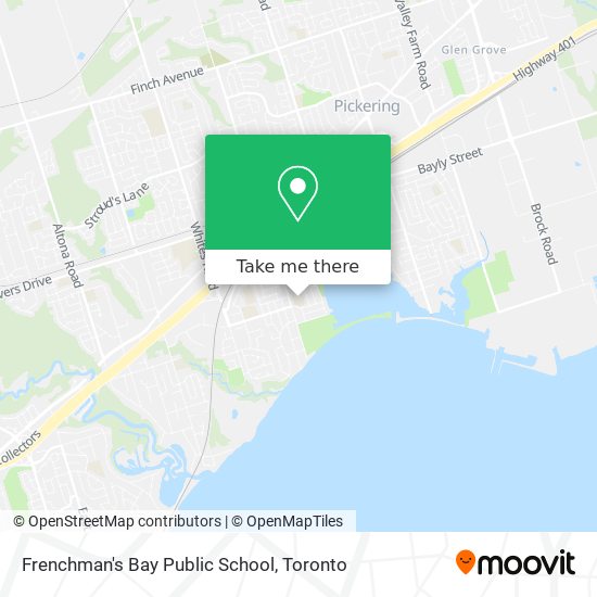 Frenchman's Bay Public School map