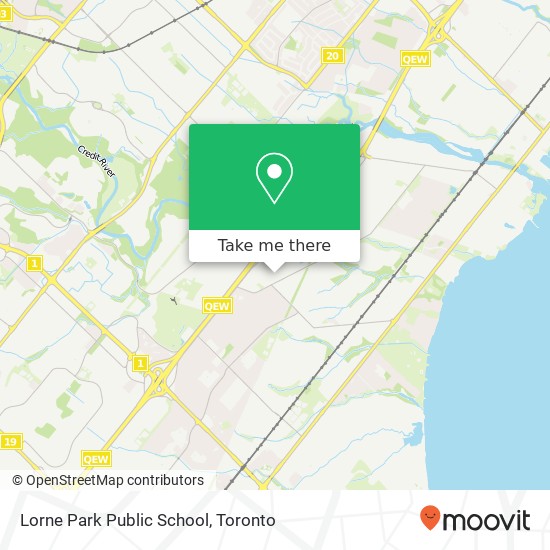 Lorne Park Public School map