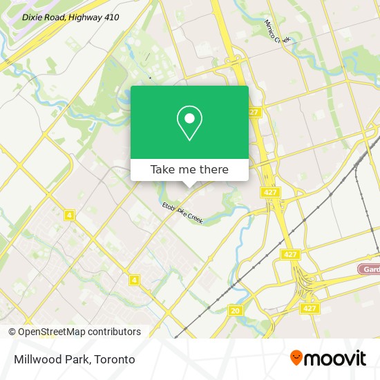 Millwood Park map