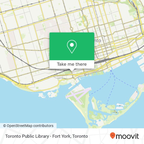Toronto Public Library - Fort York map
