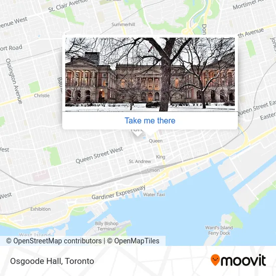 Osgoode Hall map
