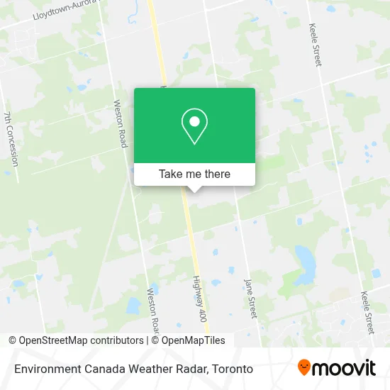 Environment Canada Weather Radar map