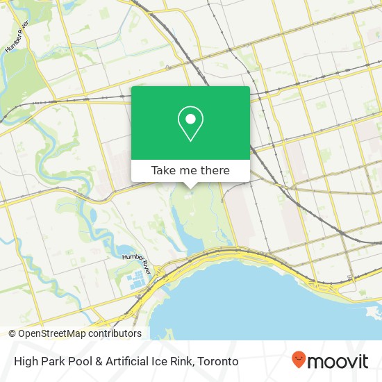 High Park Pool & Artificial Ice Rink map