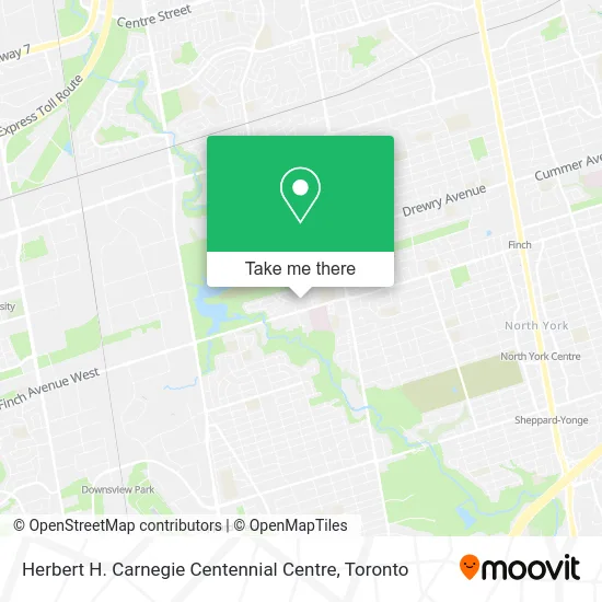 Herbert H. Carnegie Centennial Centre map
