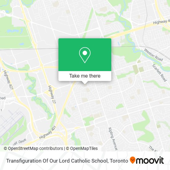 Transfiguration Of Our Lord Catholic School map
