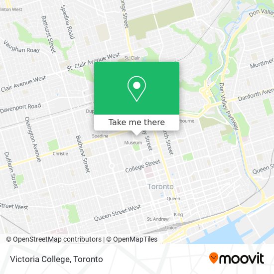 Victoria College map