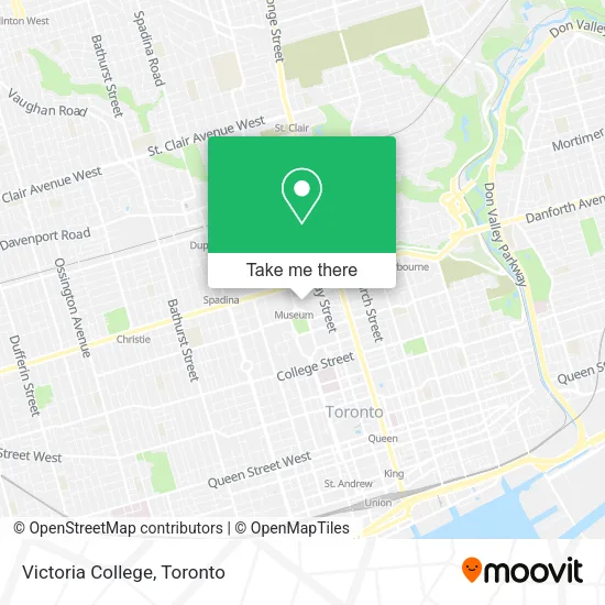 Victoria College map