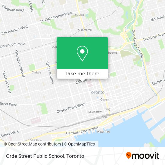 Orde Street Public School map