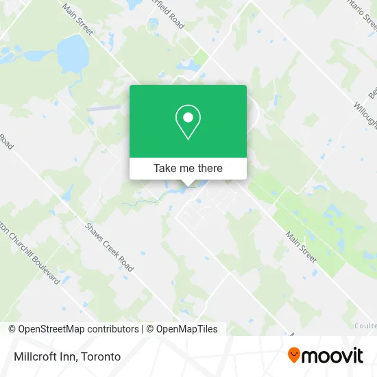 Millcroft Inn map