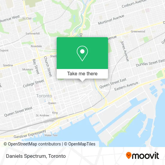 Daniels Spectrum map